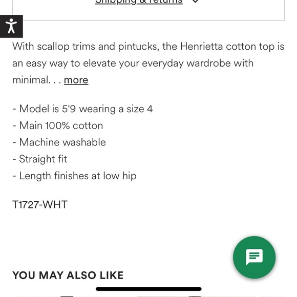 Boden | Henrietta Pintuck Henley Top in White, EUC, size 14 - Picture 13 of 13